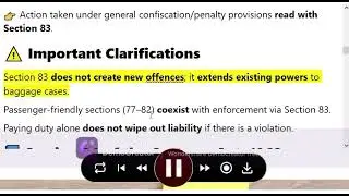 The Custom Act, 1962 &ndash; Brief Summary(Section 75  to 100) - English