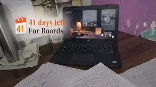 41 days left For Boards || Study With me for boards 