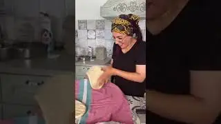 Азербайджанский хлеб в тендыре. Təndir çörəyi.