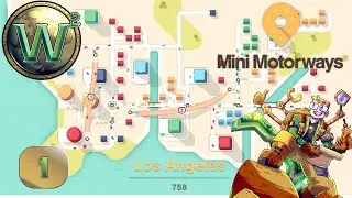 Mini Motorways, Episode 1: Los Angeles - Let's Play