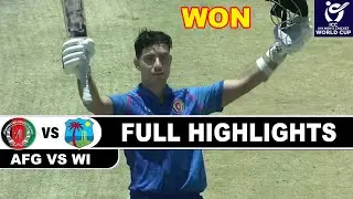 FULL HIGHLIGHTS | AFGHANISTAN VS WEST INDIES ICC U9 WORLD CUP 2026 MATCH HIGHLIGHTS | AFG VS WI