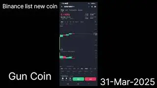 Binance lists  gun coin / Gun coin launch