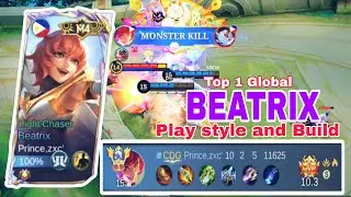 TOP GLOBAL BEATRIX DOMINATES! 💯 Best Build + Tips & Tricks | Mobile Legends