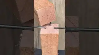 Dicas para conectar 2 barras de madeira com precis&atilde;o #madeira #carpintaria #tools #diy #construction