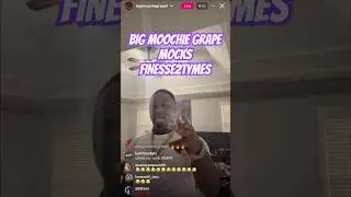 BIG MOOCHIE GRAPE MOCKS FINESSE2TYMES CRASHOUT! #finesse2tymes#memphisrap#trending#reaction#shorts