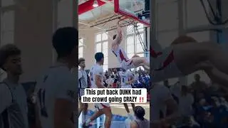 Michael Wilson put back #Dunk had the crowd going CRAZY at Fork Union #basketball ‼️