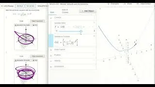 Calculus Help: How to graph 3D Parametric Equations and interact with the program?