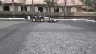 Arena Drag pulled behind lawn tractor, Carolina Arena Equipment