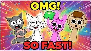 CRAZY FAST JUMPING! 🤯 Sprunki Tiles Hop