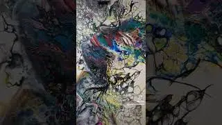 acrylic fluid portrait
