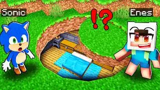 ENES VE BEBEK SONİC YUVARLAK GİZLİ GE&Ccedil;İT BULDU 😱 Minecraft
