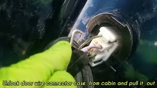 Door Ajar Light On Dash , Replacement of door wire asy ,  F150  ~14 도어 열림 메세지,  도어 배선 교환
