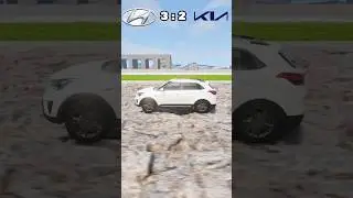 Creta 🆚 Seltos 🚙💥 &ndash; SUV Crash & Strength Test in BeamNG.drive!