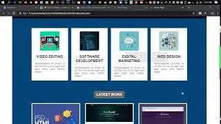 Complete webpage Design without bootstrap II The Modernist II PSD to HTML