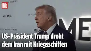 US-PR&Auml;SIDENT TRUMP DROHT IRAN: Und fordert! &bdquo;H&ouml;rt auf, Demonstranten zu t&ouml;ten!&ldquo;