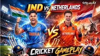 🔴India vs Netherlands Match Simulation Gameplay🔥 #gaming #gameplay