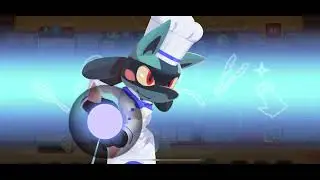 Pok&eacute;mon Caf&eacute; ReMix - Lucario (Chef)