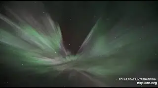 Beautiful Burst of Aurora Explore.org  April 21, 2025