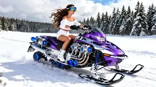 Самые мощные и свирепые снегоходы в мире!