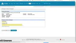 MLS-Change Listing Status to Pending or Price Change: Aug 6, 2020