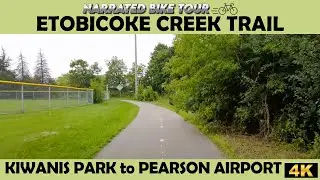 🚴&zwj;♂️ Etobicoke Creek Trail - Ontario 🌳🌿4K Bike Ride