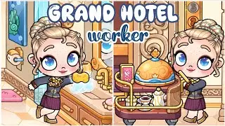 Grand Hotel Worker Routine 🍝🍷 | Avatar World | Pazu