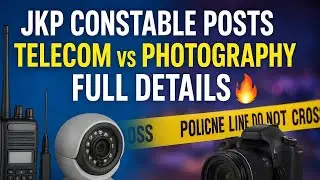 JKP Constable Telecom & Photography Posts 🔥 Full Job Profile | Salary, Posting,Duties Explained #jkp