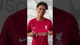 Fabio Carvalho OFFICIALLY unveiled at Liverpool 🔥 #shorts