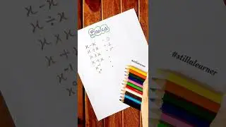 Maths Basics | Maths | Mathematics #viral #stillalearner #youtube #speedmaths #shorts