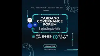 Cardano Governance Forum Launching.