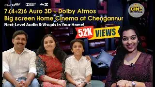 Chengannur Home Cinema Auro3D Tour 4K by Cinegalaxy Global |  Best Home theatre | Kerala