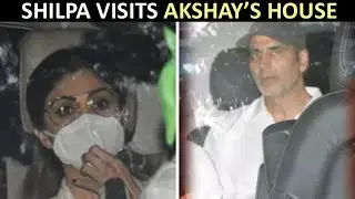 Aruna Bhatia&rsquo;s demise: Shilpa Shetty visits Akshay Kumar&rsquo;s house to offer condolences