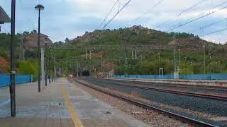 ADIF - Anuncio de tren en estación de Benicassim