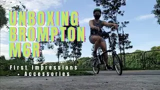 Распаковка #Brompton M6R Racing Green | Первые впечатления + Аксессуары #Decathlon