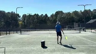 Serve back view. Trying to improve it, so far not succeeding. 10/18/25. 