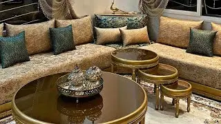 جديد 🌟 الصالونات المغربية 2022 💕 خياطة جديدة 💕 ألوان داااافئة 💕 salon marocain 2022
