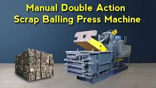 DOUBLE ACTION SCRAP BAILING PRESS MACHINE