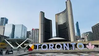 Toronto Sign and Downtown Quick Look!! @nathan Philips square.