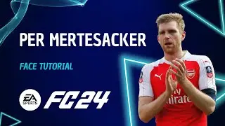 EA FC24 Player Creation Guide: PER MERTESACKER Lookalike Face Tutorial + Stats