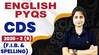 CDS (2) 2020 Complete English PYQ | CDS English PYQ Analysis