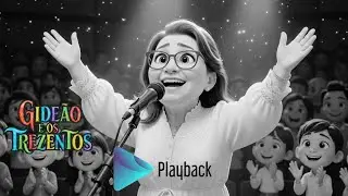 GIDEÃO E OS 300 ⚔️✨PLAYBACK | Uma História Bíblica Cantada | Música Infantil Gospel