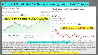 INDL &ndash; MSCI India Bull 2X Shares &ndash; Leverage for India MSCI Index