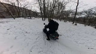 На что способен скутер Yamaha после ремонта