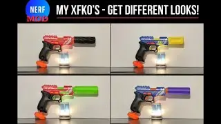 NERF MOD - XFKO&rsquo;s In My Collection Get NEW LOOKS!  First Time Painting Nerf Blasters!