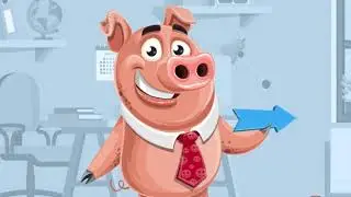 Adobe Character Animator Puppet Template - Smokey Hans the Pig