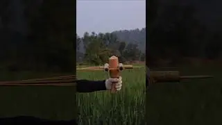 #Arrow And Bow Creation With Skills  #diy #craft #youtubeshorts #wood #bamboo