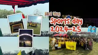 Mini Vlog🍃| 29th Annual Sports day🏆|Army Public School,Binnaguri.