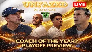 NFL Coach of the Year? + Wild Card Playoff Preview 🔴 LIVE | Unfazed w/ JJ & Ajae