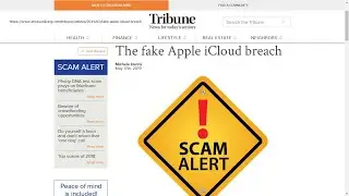 FAKE APPLE iCLOUD BREACH PHISHING SCAM