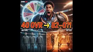 I Rebuilt a Team of 40 Overalls to Go 82-0 in NBA 2K26 (Spin the Wheel Challenge)